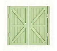 Bar Porte Oscillanti Interne, Portes a Battente per Bar, Chiusura automatica Porta da Saloon Interne in Legno Massello, Caffe Entrata Cucina Ristorante Decorazione(Verde,70 * 90cm)