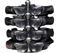 Bar Rot Moda Creativo Rock Hip Hop Retrò Semplice Ossa di Pesce Uomini E Donne Anello Universale Regalo Gioielli Del, Metallo, Nessuna pietra preziosa