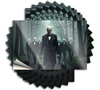 Bar Rules Sign A Mysterious Figure Leads His Squad Through The Misty Forest Stickers 10 cartelli in metallo divertenti decorazioni per bar sportivi (12 x 18 cm)