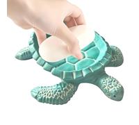 Bar Soap Holder,Turtle Shape Dispenser | Self Draining Soap Dish | for Kitchen Sink Bathtub Home Shower Countertop Apartment Bathroom Table Sponge
