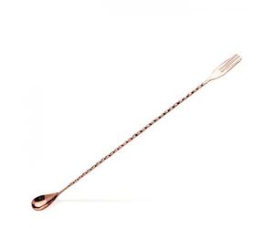 Bar Spoon Trident 40 Cm Rame Lumian Attrezzatura Barman Cocktail