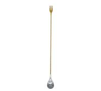 Bar Spoon Trident Twist Inox Senape 45 cm The Bars Cucchiaio Cocktail Miscelare