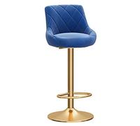 Bar Stool con Schienale e Piedi - Poltrona Elegante per Salone, Ufficio da tavola e Soggiorno ()
