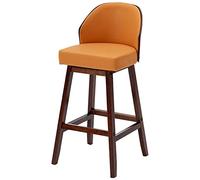 Bar Stool Industrial Farmhouse Barstool with PP Seat, Cafe Pub Kitchen Counter Dining Room Breakfast Bar Chair (White-2ps)