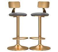 Bar Stool Industrial Farmhouse Barstool with PP Seat, Cafe Pub Kitchen Counter Dining Room Breakfast Bar Chair (White-2ps)