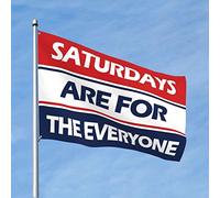 Bar Stuff For Man Cave Saturdays Are For The Everyone Flag Dorm Room Funny Windsocks Outdoor (152 x 244 cm)