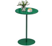Bar Table Round Breakfast Kitchen Table Metal Pub Bistro Table, Cocktail Drink Table Counter Bar Table for Dining Room, Living Room Sofa Side/End Table, Tall Top Table(60x60x72cm)