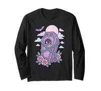 Bara Gotica Pastello Kawaii spettrale Strega di Halloween Maglia a Manica