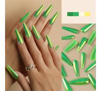 Bara Unghie Finte Punte Piene Ballerine Lunghe Unghie Finte Staccabili Press On Nails