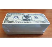 Barack Obama 1 milione di dollari novità 2009 x 200 banconote pacchetto