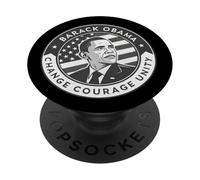 Barack Obama Tribute Art Cambia Coraggio Unità PopSockets PopGrip Adesivo