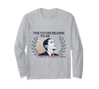 Barack Obama Tribute Art Il futuro appartiene a noi Maglia a Manica