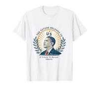 Barack Obama Tribute Art Il futuro appartiene a noi Maglietta