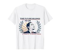 Barack Obama Tribute Art Il futuro appartiene a noi Maglietta