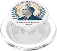 Barack Obama Tribute Art Il futuro appartiene a noi PopSockets PopGrip per MagSafe