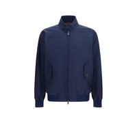 Baracuta Blue Polyester Biker Jacket - IT44 | XS