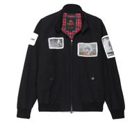 Baracuta - G9 Harrington Gavin Watson Patches Jacket - - Jackets - Uomo - Nero - M