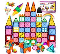 BARAKYEG Costruzioni Magnetiche per Bambini 55 Pezzi,Puzzle Montessori,Magneti per Ragazzi,giochi bambino,Giocattoli 3 4 5 6 7 anni,Educativi Regalo Femmina Ragazzi,Natale Compleanno Creatività Regalo