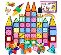 BARAKYEG Costruzioni Magnetiche per Bambini 55 Pezzi,Puzzle Montessori,Magneti per Ragazzi,giochi bambino,Giocattoli 3 4 5 6 7 anni,Educativi Regalo Femmina Ragazzi,Natale Compleanno Creatività Regalo