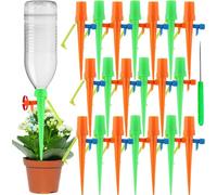 BARAKYEG Irrigazione Automatica per Piante,21 Pezzi annaffiatoio automatico,irrigazione a goccia per vasi Regolabile Irrigazione a Goccia con Valvola di Controllo per Interni Esterni Giardino