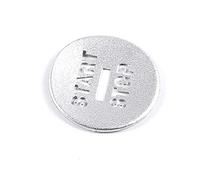 BaraSh Compatibile con Jaguar per XF 2008 2009 2010 2011 2012 2013 2014 2015 Automotive Interni Auto Motore Start Stop Interruttore Pulsante Cover Adesivi Trim