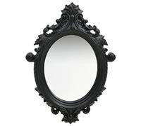 BaraSh Specchio da Parete Stile Castello 56x76 cm Nero,Specchio da Parete,Specchio da Parete Moderno,Specchi da Parete(SPU:320359)
