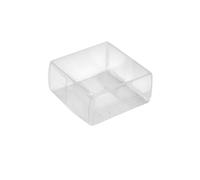 BARATTI 30 Scatoline in Pet Trasparente - 6x6x3h cm - Perfette per Confetti, Bomboniere, Matrimonio, Cerimonie