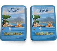 BARATTI & MILANO - Coppia di scatole in Latta di caramelle Napoli da 85gr