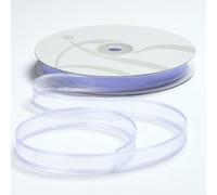 BARATTI Nastro in Organza con Bordo in Raso 12mm X 50 metri, per Artigianato, Natale, Decorazioni, Adatto Per confezionare Regali, Feste di Compleanno, Matrimoni, Bomboniere (Lilla)