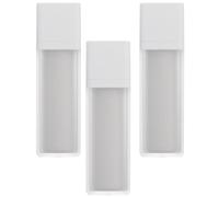 Barattoli Airless Ricaricabili 50ml, 3 Pezzi, Bianco | As e Pp, Formato Compatto per Viaggio e Vacanza, Uso per Lotion e Hand Washing