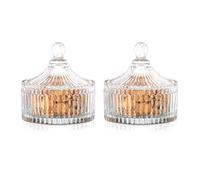 Barattoli Di Caramelle Con Coperchio Barattoli Di Vetro Vintage Vasetti Grandi Da 650 Ml Per Caramelle, Cioccolato, Fagioli, Biscotti, Biscotti, Zucchero Per Regalo Di Compleanno, Natale, Festa