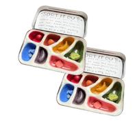 Barattoli di smistamento fatti a mano - alleviare l'ansia, simpatica scatola di classificazione del ferro, scatola di smistamento sensoriale, serbatoio del manuale del manuale di sollievo (2pcs)
