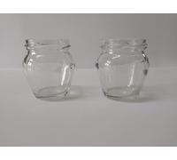 barattoli di vetro formato orcio ml.106 con tappo pz.24