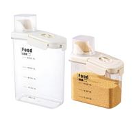 Barattoli ermetici per alimenti - Contenitori ermetici trasparenti per alimenti - Contenitori multiuso - Contenitori per riso quadrati con manico per farina d'avena che offrono un Sc senza precedenti