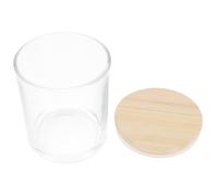 Barattoli in Con Coperchio Vasetti Candele Portacandele Trasparenti