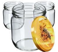 Barattoli KADAX con coperchio, fi82 mm, 425 ml