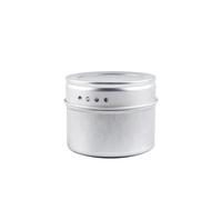 Barattoli magnetici per spezie in acciaio inox con coperchi trasparenti per spezie e pepe, con etichette per spezie