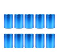 Barattoli per Candele 10 Pezzi Portatili Multiuso Rotondi Mini Sigillo in Metallo lattina for tè Candela barattoli di Caramelle aromaterapia(Color 4)