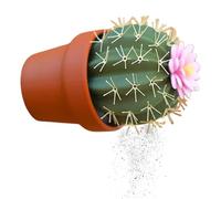 Barattoli per saliera e pepe, barattoli per sale e pepe | Dispenser a forma di cactus per sale e peppe, barattoli shaker per spezie a prova di perdite, antipolvere per tavolo da pranzo, cucina gourmet