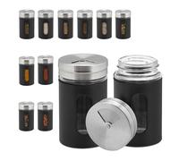 Barattoli per spezie 3 aperture 90 ml Set di contenitori per spezie 12 pz.
