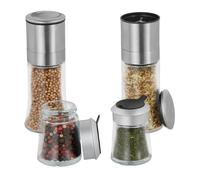 Barattoli portaspezie spargispezie macina spezie macinino dosatore set 4