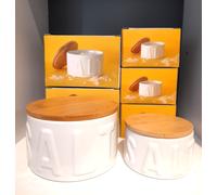 BARATTOLI SALE GROSSO E FINO IN CERAMICA E BAMBU