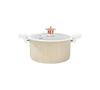 Barattoli senza bastone - 11 in pentola da forno antiaderente con coperchio per un uso versatile, manico da cucina, pentola a pressione per cucina, induzione, fornello elettrico, pasta