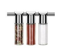 Tescoma 900076 Monti Barattoli Portaspezie da Appendere Alla Barra, 3 Pezzi