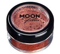 Barattolino glitter fini della Moon Glitter - 100% Cosmetico per viso, corpo, unghie, capelli e labbra - 5gr - Bronzo rame