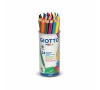 Barattolo 24 Pastelli Giotto Mega