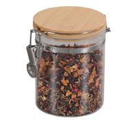 Barattolo Alimenti Vetro Bamboo con Coperchio 10x13 cm KESPER - Pasta Biscotti