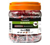 Barattolo Box Elematic con 250 Tasselli Bluefix/va 6X35 565542