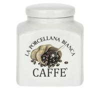 Barattolo caffe La Porcellana Bianca serie Deco grande