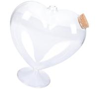 Barattolo Caramelle a Cuore in Vetro Tappo in Sughero